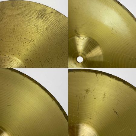  Meinl METEOR ハイハットシンバル ブラス製 14インチ 2枚セット サビ・ヨゴレ有り
