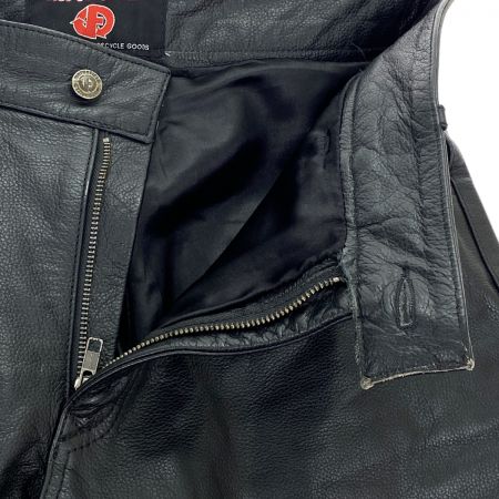  MOTO FIELD レザーパンツ キルトステッチデザイン ブラック Lサイズ