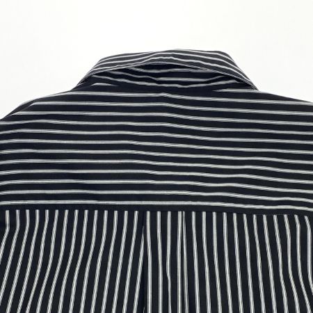  Subciety サブサエティ 長袖シャツ ストライプ 105-20439 ブラック サイズM