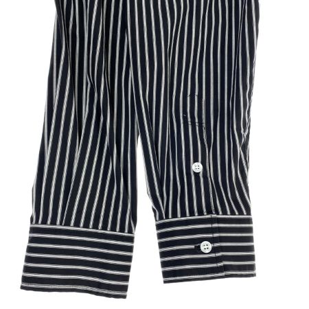  Subciety サブサエティ 長袖シャツ ストライプ 105-20439 ブラック サイズM