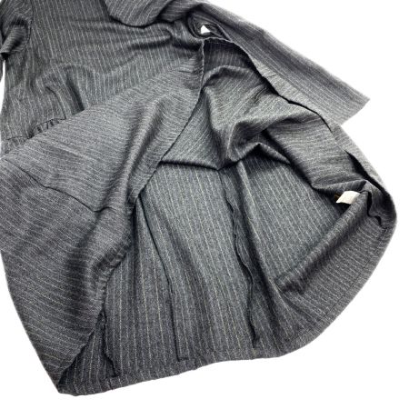  Particular パルティクラール ワンピース PO-2246 ダークグレー ストライプ フリーサイズ