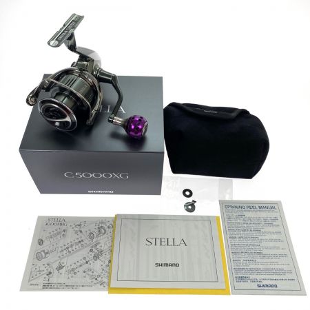  SHIMANO シマノ 22 ステラ C5000XG 043979 青シール有 ハンドルノブ変更
