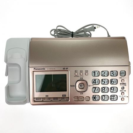  Panasonic パナソニック おたっくす デジタルコードレスファクス 子機1台付 KX-PD550DL ピンクゴールド