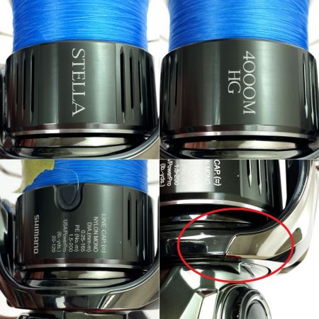 SHIMANO シマノ 22 ステラ 4000MHG 043955 青シール有