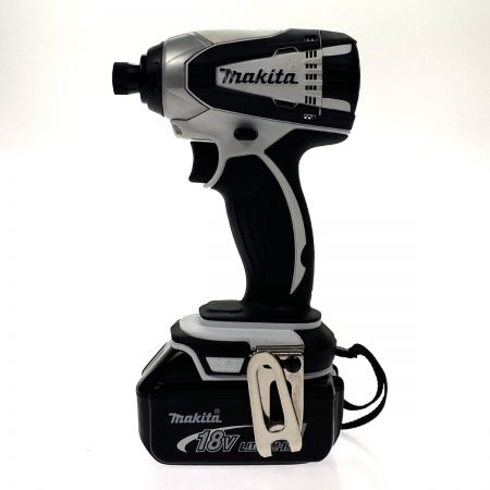  MAKITA マキタ 充電式インパクトドライバ TD146DMX2W ブラック 18V 4.0Ah 充電器・充電池2個・ケース付