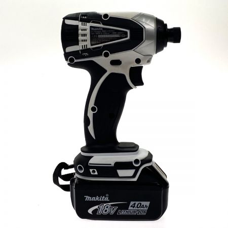  MAKITA マキタ 充電式インパクトドライバ TD146DMX2W ブラック 18V 4.0Ah 充電器・充電池2個・ケース付