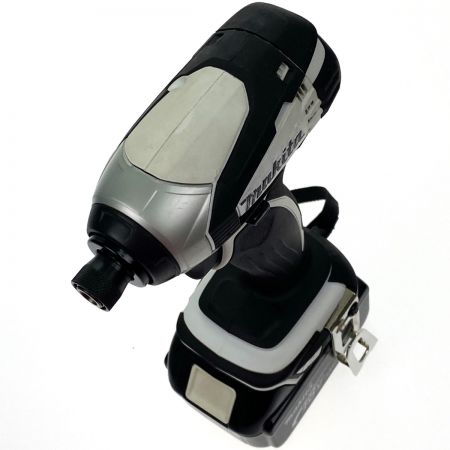  MAKITA マキタ 充電式インパクトドライバ TD146DMX2W ブラック 18V 4.0Ah 充電器・充電池2個・ケース付