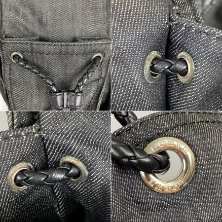  LOEWE ロエベ デニム トートバッグ ショッパートート クラウン 使用感有  290607