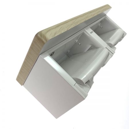  TOTO トートー 棚付二連紙巻器（芯ありペーパー対応） YH600FMR#EL ライトウッド