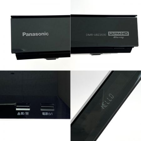  Panasonic パナソニック ブルーレイディスクレコーダー DIGA DMR-UBZ2030 動作確認・初期化済み