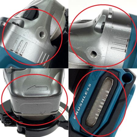  MAKITA マキタ 100mm 40V 充電式ディスクグラインダ GA001 GRDX グリーン 充電器・充電池2個・ケース付