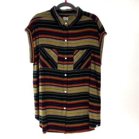  KAVU 半袖シャツ ベルフェア Belfair Fernwood グリーン系 Mサイズ