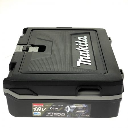  MAKITA マキタ 18V 充電式インパクトドライバ TD173DRGXO オリーブ バッテリ2個・充電器・ケース付 未開封