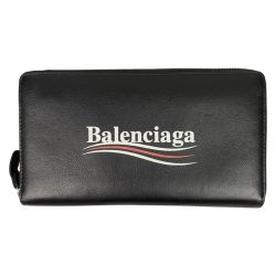 ## BALENCIAGA バレンシアガ エブリデイ ラウンドファスナー長財布 516362・1000・Y・532244 ブラック Cランク