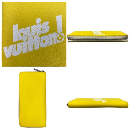  LOUIS VUITTON ルイヴィトン ジッピーウォレット ヴェルティカル エブリデイLV RFID確認済 長財布 M80852 イエロー