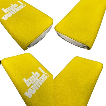  LOUIS VUITTON ルイヴィトン ジッピーウォレット ヴェルティカル エブリデイLV RFID確認済 長財布 M80852 イエロー