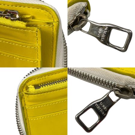  LOUIS VUITTON ルイヴィトン ジッピーウォレット ヴェルティカル エブリデイLV RFID確認済 長財布 M80852 イエロー