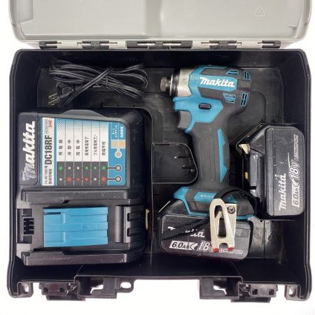  MAKITA マキタ 18V 充電式インパクトドライバ TD173DRGX ブルー 充電器・充電池2個・ケース付
