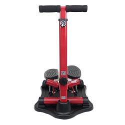 ## Shop Japan ショップジャパン 健康ステッパー ナイスデイ プレミアム レッド 専用ハンドル 高さ調整 歩数カウンター付き Bランク