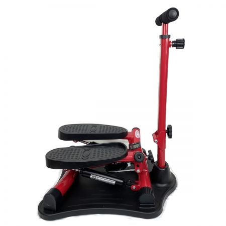  Shop Japan ショップジャパン 健康ステッパー ナイスデイ プレミアム レッド 専用ハンドル 高さ調整 歩数カウンター付き