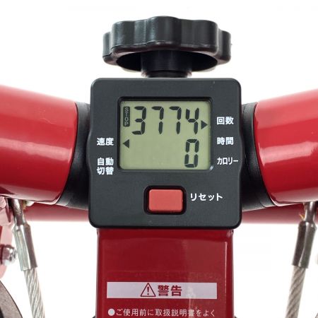  Shop Japan ショップジャパン 健康ステッパー ナイスデイ プレミアム レッド 専用ハンドル 高さ調整 歩数カウンター付き