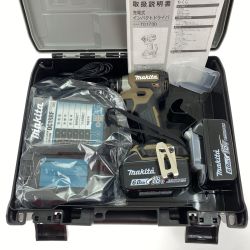 ## MAKITA マキタ 18V 充電式インパクトドライバ TD173DGXAB ブラウン 充電器・充電池2個・ケース付 Aランク