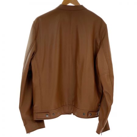  COACH コーチ レザー レーサー ジャケット C7811 ラスティック ブラウン Lサイズ