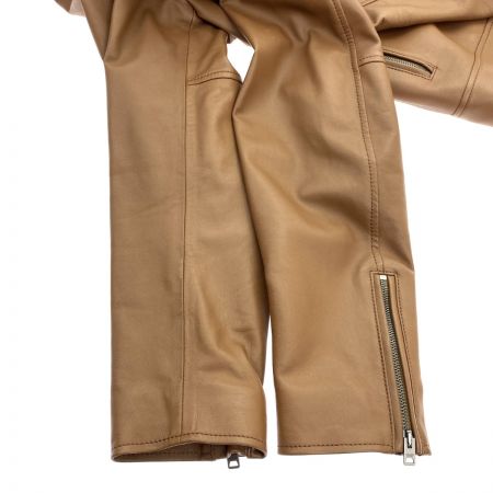  COACH コーチ レザー レーサー ジャケット C7811 ラスティック ブラウン Lサイズ