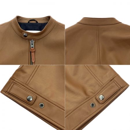  COACH コーチ レザー レーサー ジャケット C7811 ラスティック ブラウン Lサイズ
