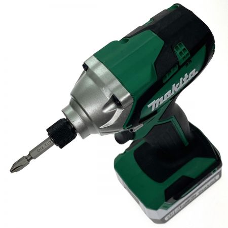  MAKITA マキタ 14.4V充電式インパクトドライバ MTD001DSAX グリーン 充電器・充電池2個・ケース付