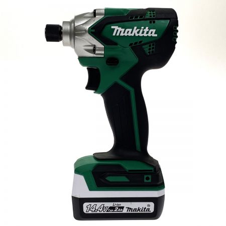  MAKITA マキタ 14.4V充電式インパクトドライバ MTD001DSAX グリーン 充電器・充電池2個・ケース付