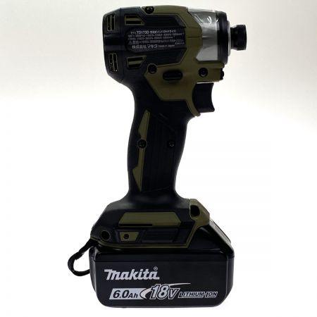  MAKITA マキタ 18V 充電式インパクトドライバ TD173DRGXO オリーブ 充電器・充電池2個・ケース付
