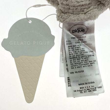  gelato pique ジェラートピケ スフレアランビッグパーカ PWNT205031 ベージュ フリーサイズ レディース