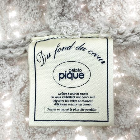  gelato pique ジェラートピケ スフレアランビッグパーカ PWNT205031 ベージュ フリーサイズ レディース