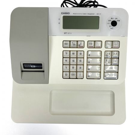  CASIO カシオ 電子レジスター SE-G1 ホワイト ドロアー鍵欠品
