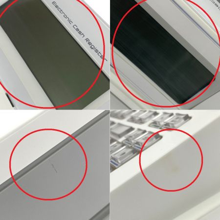  CASIO カシオ 電子レジスター SE-G1 ホワイト ドロアー鍵欠品