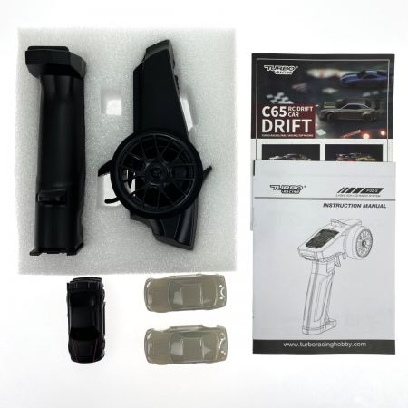   TURBO RACING ターボレーシング 1/76スケール オンロードカー C74ブラック C75レッド ラジコンカー