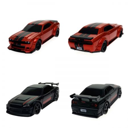   TURBO RACING ターボレーシング 1/76スケール オンロードカー C74ブラック C75レッド ラジコンカー