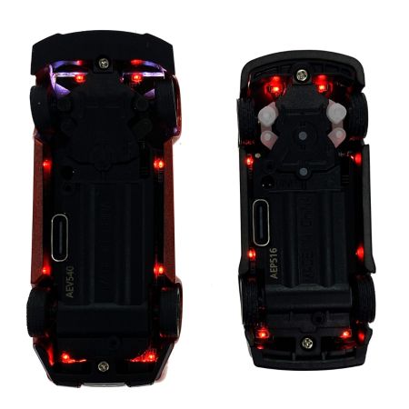   TURBO RACING ターボレーシング 1/76スケール オンロードカー C74ブラック C75レッド ラジコンカー