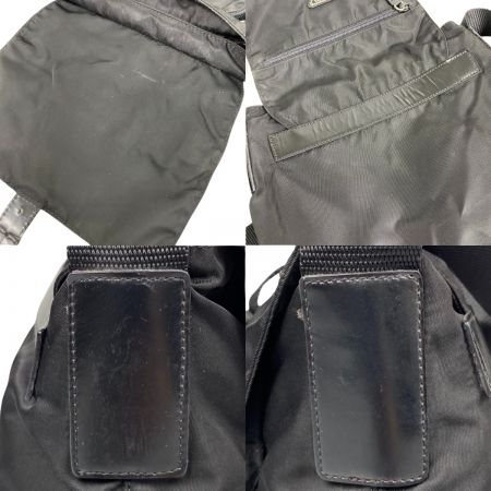  PRADA プラダ ナイロン ショルダーバッグ 三角ロゴプレート B8994 ブラック