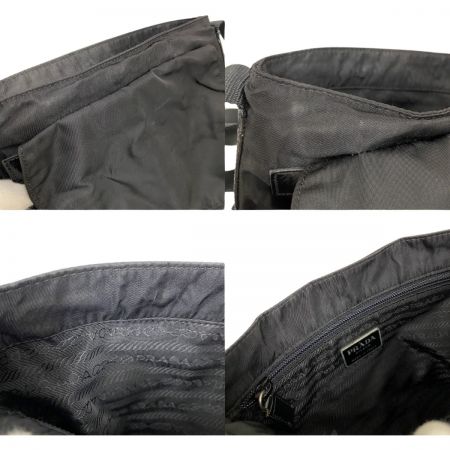  PRADA プラダ ナイロン ショルダーバッグ 三角ロゴプレート B8994 ブラック