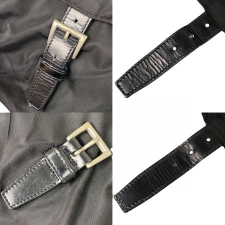  PRADA プラダ ナイロン ショルダーバッグ 三角ロゴプレート B8994 ブラック