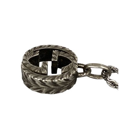  GUCCI グッチ ネックレス インターロッキングG シルバー925 チェーン非純正品 GU455307-J8400-0811
