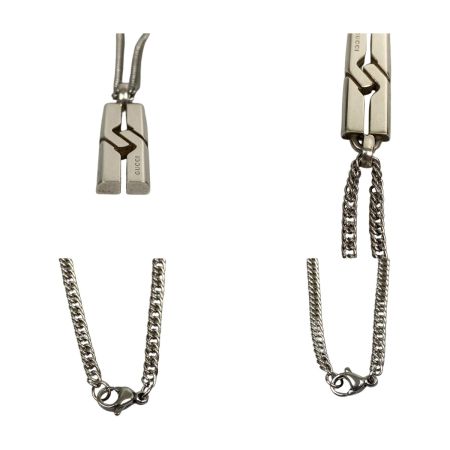  GUCCI グッチ ノット インフィニティ ネックレス SV925 シルバー チェーン非正規品 313466-J8400/8106