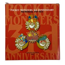 ##  ポケットモンスター 3周年記念ピンセット 限定版 ピンバッチ 開封品 Bランク