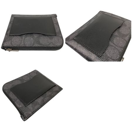  COACH コーチ 3-IN-1 Lジップ ウォレット・シグネチャー キャンバス L字ラウンドファスナー CJ881