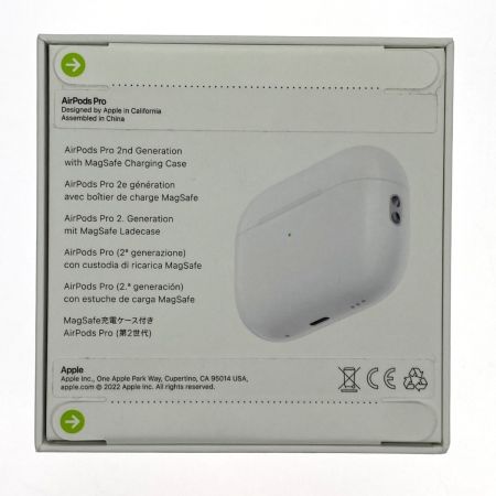  Apple アップル AirPods 第2世代 ワイヤレスイヤホン MQD83J/A ホワイト 未開封