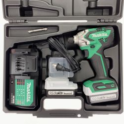 ## MAKITA マキタ 14.4V 充電式インパクトドライバ MTD001DSAX グリーン 充電器・充電池2個・ケース付 Bランク