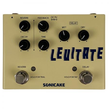  SONICAKE ディレイ＆リバーブ エフェクター Levitate QDS-02