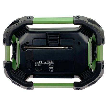  HITACHI 日立 14.4V/18V コードレスラジオ付テレビ UR18DSML グリーン